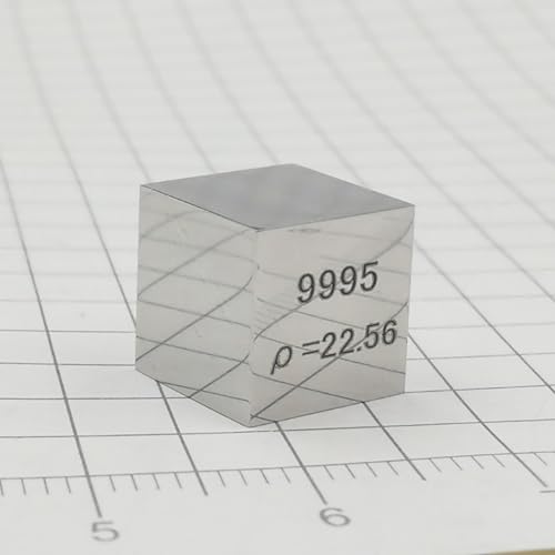 Moderock Iridium Metal Elements Cubic Collection, 99.95% Pure, 0.39"