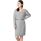 [デビュー・ド・フィオレ] 2Wayケーブルニットワンピース レディース 5221819677 グレー 日本 36 (日本サイズS-M相当)