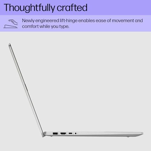 HP 17.3 inch Laptop, FHD Display, Intel Core i5-1334U, 16 GB RAM, 512 GB SSD, Intel Iris Xe Graphics, Windows 11 Home, Natural Silver, 17-cn3399nr - Image 4