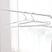 2PCS Coat Hangers, Extra Large Hangers Short Neck Hangers Drying Hanger Bath Towel Drying Rack Scalable Hangers for Home(White)