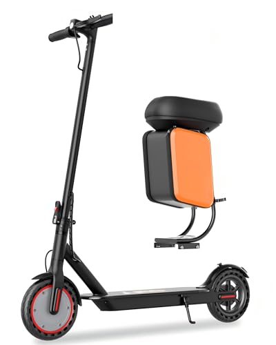 Image of Electric Scooter, 350W-500W Motor, 9 MPH to 22MPH, 10-41 Miles Range, Dual Suspension, Dual Braking, App Control, Foldable Commuter E Scooter for Adults and Teens