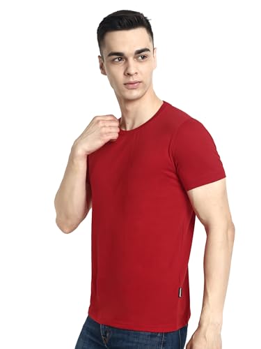Image of hummel Cam Men's Cotton Round Neck Half Sleeve T-Shirt