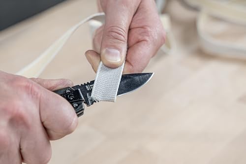 Wolfcraft Folding Leisure Knife - 75mm Serrated Blade for Camping - Image 5