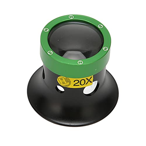 Jewelers Eye Loupe Magnifier, Eye Loupe, Watch Loupe, 20X Good Transparency High Hardness Magnifying Glass for Watch Jewelry Antiques