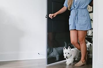 CLAWGUARD Scratch-Shield - Strong Transparent Protection to Shield from Pet Damage to Drywall, Doors and Screen Doors. Keep Paws Safe and Home Clean. Dog and Cat Scratch Protector Barrier