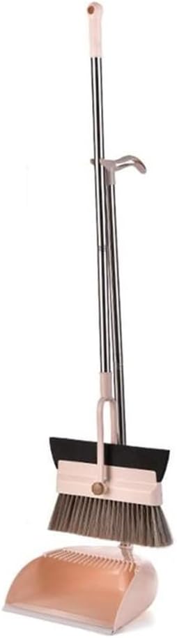 Floor Cleaner 2-in-1 Broom Wiper Set Broom Sweeper Household Broom Hair Soft Dustpan Practical Creative Dustless Multifunct