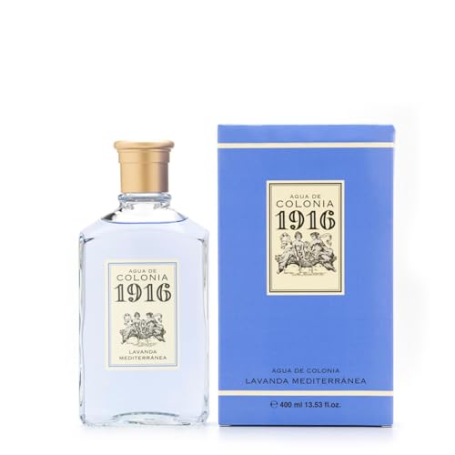 1916 - Lavanda Mediterránea 400 ml, Agua de Colonia Hombre y...