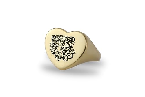 Bague tigre en forme de coeur, le cadeau pour elle idéal et symbolique
