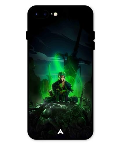 Image of Premium Anime 1 Case for iPhone 7 Plus (Glossy Finish) Soft-Touch Metal TPU Back Cover, Shockproof, Designer, Aesthetic Mobile Phone Case