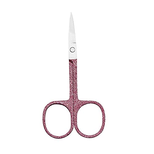 Tijeras 1 Pieza de Acero Inoxidable, pequeñas Herramientas para uñas, Tijeras para Cortar Vello de Nariz y Cejas, Pinzas para manicura, Maquillaje y Belleza
