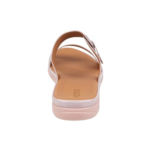 Image of Metro Women Synthetic Leather Comfort & Fashion Slip-on Chappal