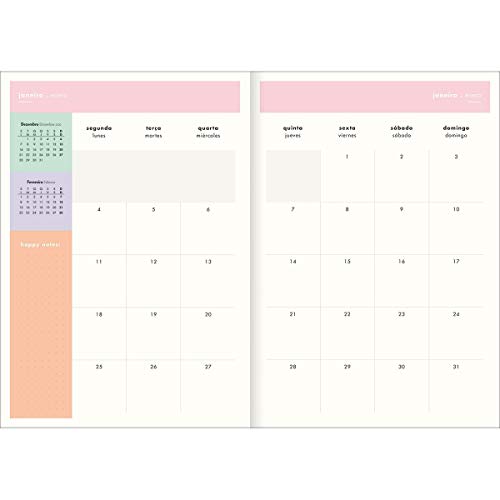 Planner Grampeado Happy 2021