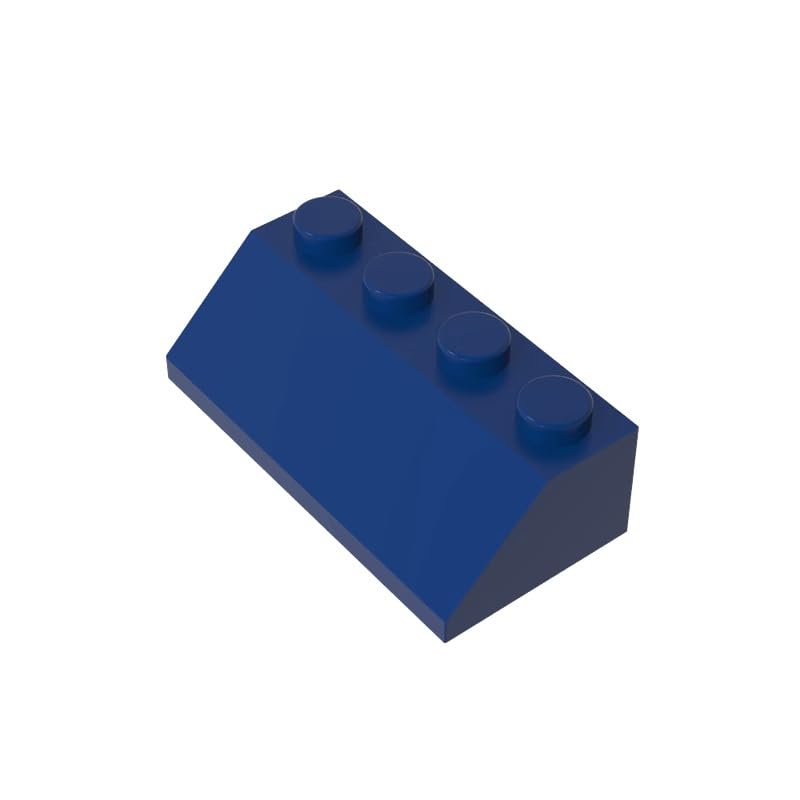 Gobricks 3037 Slope Brick 2x4 45° Sloped Brick 50 Pieces GDS-591 Compatible with Lego Building Blocks Color:Dark Blue