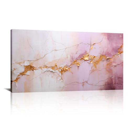Toile murale abstraite encadree tableau moderne marbre decoration salon chambre 90x170
