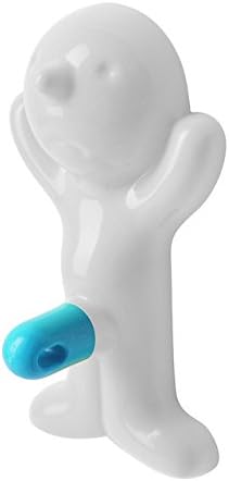 Propaganda Mr. P Key Holder, White/Blue