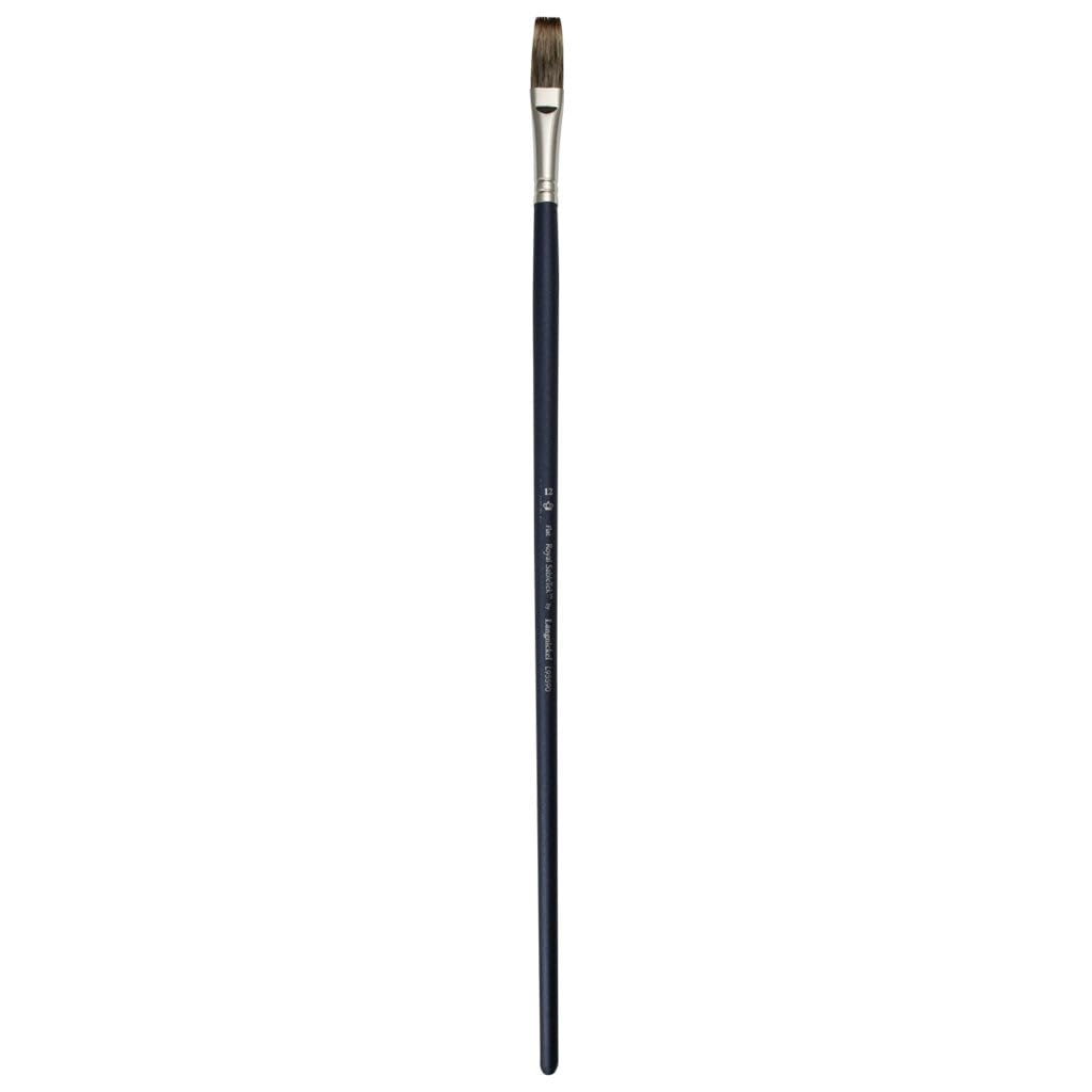 Royal Sabletek Long Handle Flat 8 - Artist Paint Brush - L95590-8 - Single by Nowells