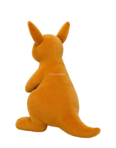 Image of Kangaroo with Baby Soft Toy for Girls Boys Kids,Brown,Kangaroo Animal Plush Stuffed Teddy Gift Birthday, 25 cm