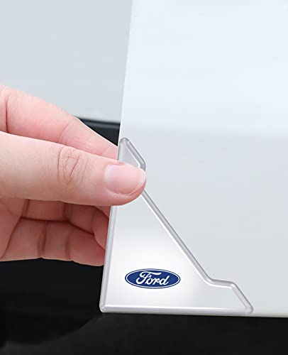 Car Door Edge Guards,Car Door Corner Protector Compatible With Ford Fusion F150 F250 F350 F450 F550 Mustang Explorer Edge,Transparent Silicon Car Door Corner Guard,Anti-Scratch Car Door Accessory #TOP5