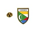 Akachafactory pins pin Badge pin\'s Souvenir Ville Drapeau Pays Blason Comores comorien