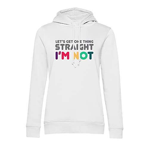 Sweat à capuche Let's Get Things Straight humour gay lesbien coton noir confortable