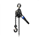 Capacité robuste de 1 tonne pour de multiples applications : avec une capacité robuste de 3/4 tonnes (750 kg), cet outil est parfait pour une variété de tâches au-delà du levage. Il excelle dans la traction de machines, les lignes de tension et le redressement des cadres dans les environnements de construction, automobiles et agricoles.