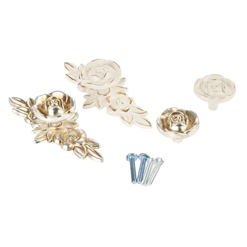 Poignées de meuble fleur de rose pour changer de décoration - 2