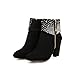 Damskie Mid High Heel Sąd Obuwie Damskie Party Pracy Wieczór Prom Pompy Damskie Ślubne Ślubne Bridal Szpilki Buty Buty Obcasy Buty Czarny Czerwony Niebieski (Color : Black, Size : 41)