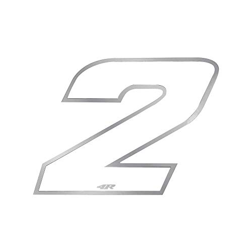Image of Racing Number 2 Anodized Medium, White