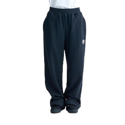 [ロキシー] スウェットパンツ トレンドワイドシルエット 裏毛スウェットパンツ レディース RPT244046 BLKのサムネイル