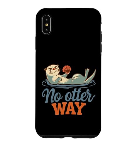 No Otter Way �ʔ�������ꃉ�b�R �A�j�}���f�U�C�� �X�}�z�P�[�X iPhone XS Max �p