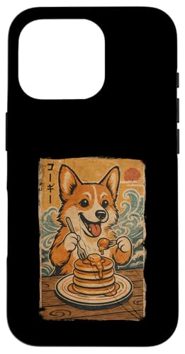 Corgi Pancake Stack Series Funny Kawaii Ukiyo Dog Lover �X�}�z�P�[�X iPhone 16 Pro �p