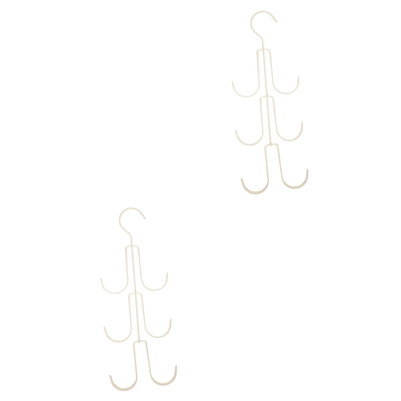 ABOOFAN 2pcs Handbag Bag Hanging Hook Iron Purse Organizer Save Space in Your Closet