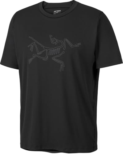 Amazon.com: Arc'teryx Cormac Logo Shirt SS Men's, Black, X-Small