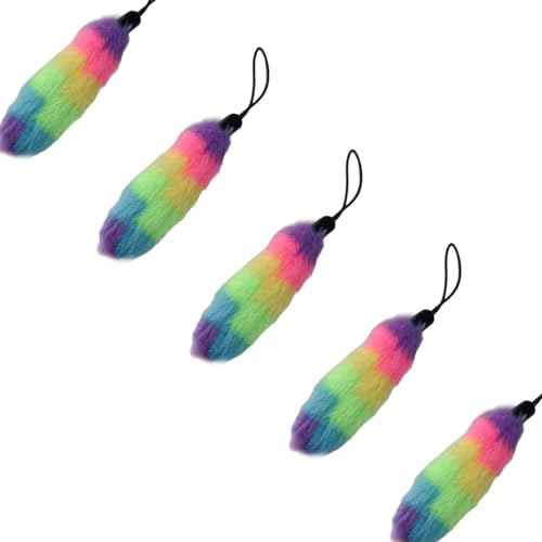 Image of CATPICK 5-Piece Tail Cat Teaser Toys Door-Mounted Interactive cat Toy Accessory Electric Interactive cat Toy Accessory