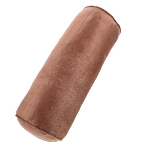 Alipis Memory Foam Cylinder Pillow with Velvet Cover Lightweight Foot Cushion for Therapy and Yoga Support Neck and Leg Rest Cushion Portable