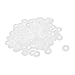 Uxcell a14120500ux0280 100 Piece M3 3 mm Round Flat White Nylon Spacer Washer Gasket PCB Pillar