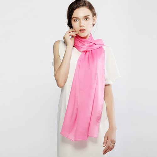 RIIQIICHY Women Shawls and Wraps for Evening Dresses Like Chiffon Silk Scarf Formal Silky Pashmina Shawls for Weddings