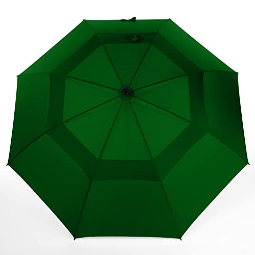 Image of MRTLLOA Automatic Open Golf Umbrella, 62 /68 Inch Extra-Large Oversized Double Canopy Vented Windproof Waterproof Stick Rain Golf Umbrellas for Men and Women