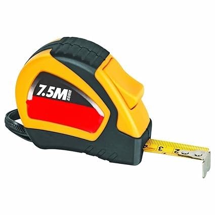 JEET FLASHBAND 7.5m:25mm Steel Inchi Measuring Tape - 7.5m (Yellow & Black) With Unbreakable ABS case || Soft Grip Bi-material Case || Auto-lock and Belt Clip (B0DDXZH7Q7) Amazon Price History, Amazon Price Tracker