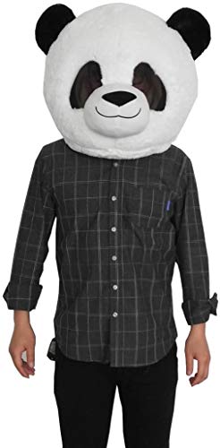 Masque en peluche d'ours aux finitions soignées pour déguisement réaliste