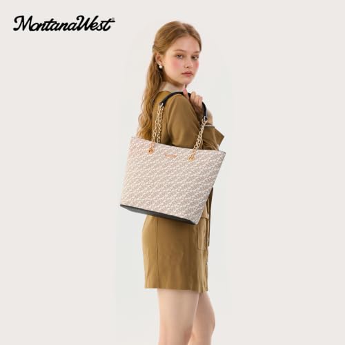 Image of Montana West Tote Bag for Women Chain Top-handle Handbags