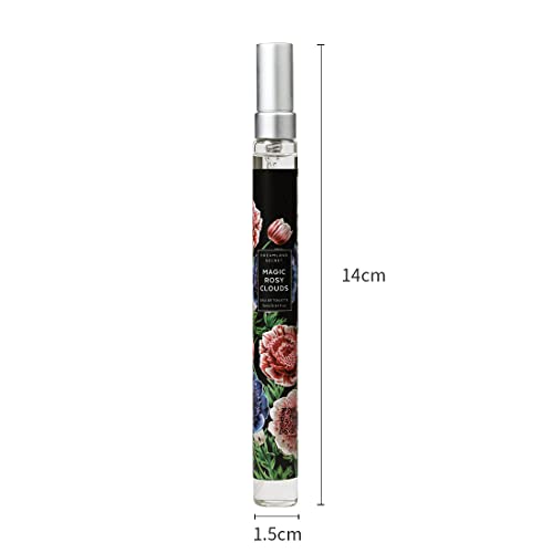 MINISO Eau De Toilette Long Lasting Floral Perfume For Women, 15ml, Magic Rosy Clouds