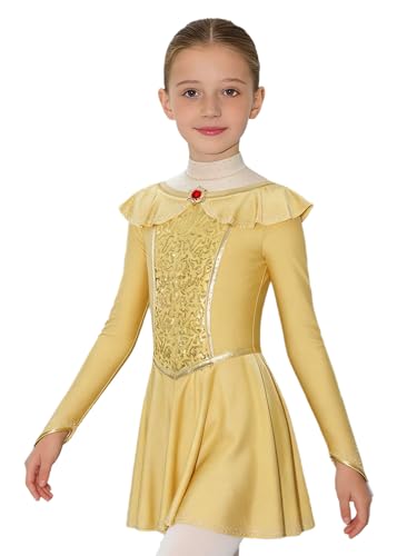 Robe de fête pour filles unitard danse avec tutu brillant anniversaire