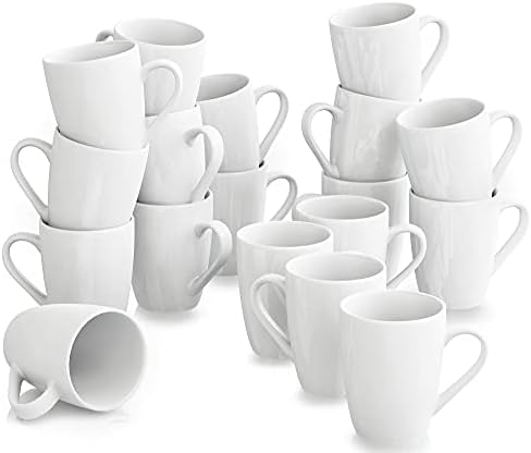 MALACASA Elisa, 6-częściowy zestaw porcelanowych talerzy deserowych 18,8 cm, 19 x 19 x 1,9 cm, dla 6 osób