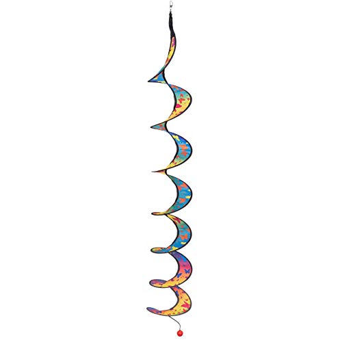 Spirale en toile de voile - CIM - Twister M Butterfly - Résiste aux UV et aux intempéries - Ø 15 cm, longueur 120 cm - Avec clip à roulements à billes en acier inoxydable
