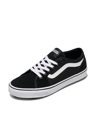 Vans Men's Filmore Decon Low-Top Sneaker, Black/White, 13