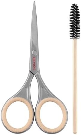 Revlon Designer Series Brow Set, Trimming and Shaping Eyebrow Kit with Brow Scissor and Spoolie Brush, Easy to Use at Home or on The Go