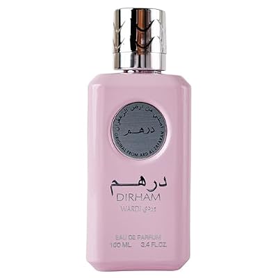 Ard Al Zaafaran Dirham Wardi EDP 100ML (3.4OZ) | Arabian Perfumery | Notes of Cardamom,Roses, Lavendar, Vetiver for a Vibrant Everyday Essential | Floral Woody Fragrance