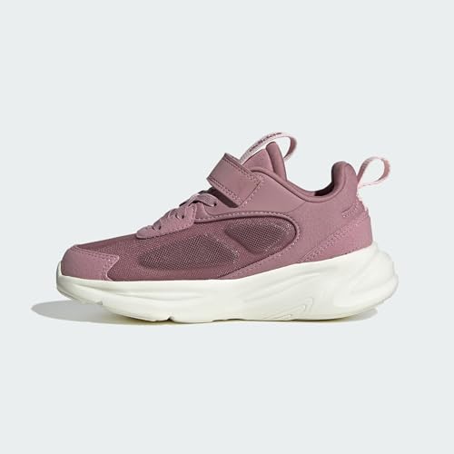 adidas Unisex Kinder Ozelle Running Lifestyle Elastic Lace with Top Strap Shoes, Wonder Orchid / Clear Pink / Off White, 38 EU