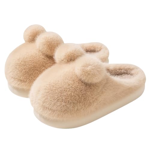 Plush slippers Rabbit ear slippers Warm slippers Men's and women's slippers Slipper Non slip slippers Indoor slippers